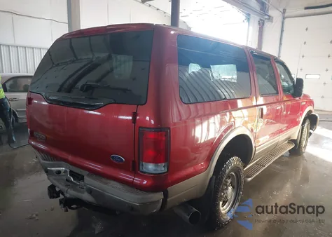 2001 Ford Excursion Limited из США, поврежденный, VIN 1FMSU43F81EC39431